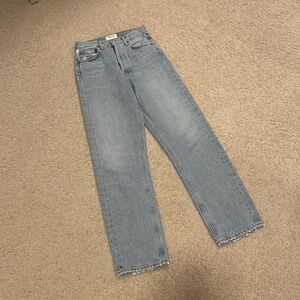 AGOLDE 90’s mid rise straight jeans in shade snapshot